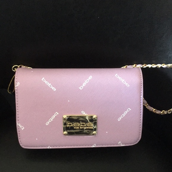 bebe Handbags - bebe Logo Crossbody or clutch New LAVENDER